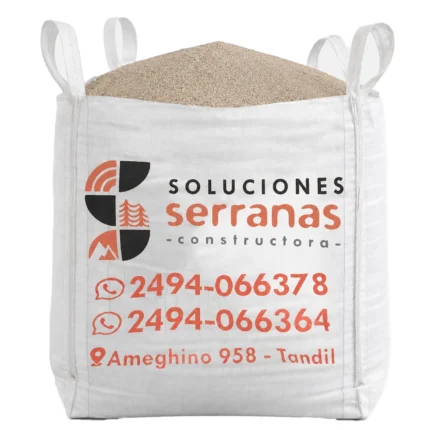Arena fina en bolsón
