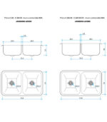 Pileta Bacha Cocina C28 Johnson Acero - Imagen de 2