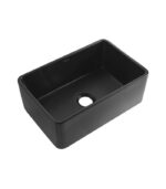 Pileta Cocina Peirano Negra BCH16 de apoyo con desagote y rejilla - Imagen de 2