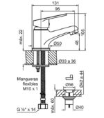 Lavatorio Compacta Fv 0181/m4 - Imagen de 2